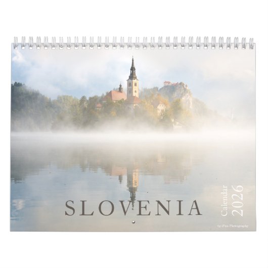 Bled en Slovenië 2026 landschapsfotografie Kalender (Hoes)