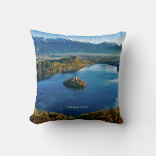 Bled Island, Slovenië, schilderachtig Kussen
