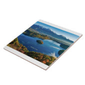 Bled Island, Slovenië, schilderachtig; Tegeltje (Zijkant)