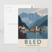  Bled Joegoslavië Reizen Briefkaart (Voorkant / Achterkant)