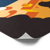 Bled, Joegoslavië, vintage-reizen Poster (Hoek)