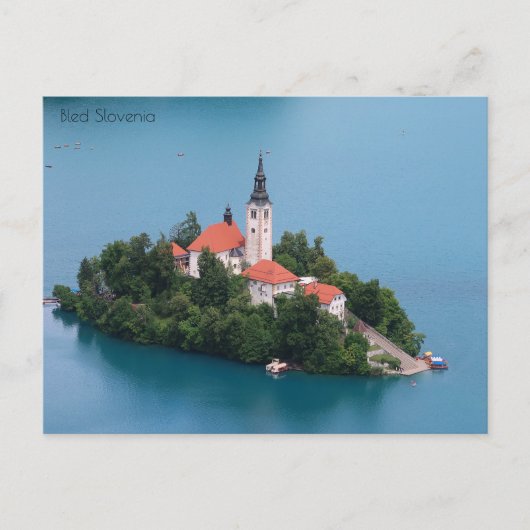 Bled Slovenië Briefkaart (Voorkant)
