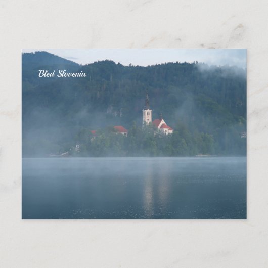 Bled Slovenië Briefkaart (Voorkant)