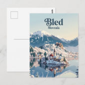 Bled, Slovenië Briefkaart (Voorkant / Achterkant)