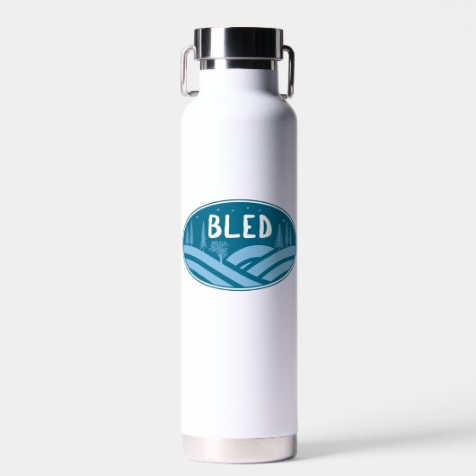 Bled Slovenië Buiten Waterfles (Voorkant)