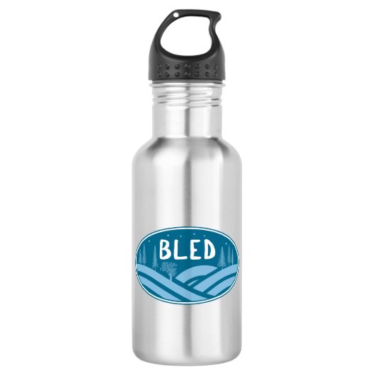 Bled Slovenië Buiten Waterfles (Voorkant)