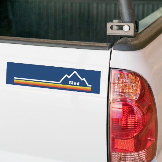 Bled, Slovenië Bumpersticker (Op Truck)