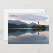 Bled Slovenië Feestdagenkaart (Voorkant / Achterkant)