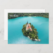 Bled Slovenië Feestdagenkaart (Voorkant / Achterkant)