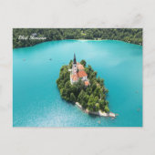 Bled Slovenië Feestdagenkaart (Voorkant)