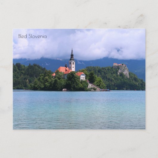 Bled Slovenië Feestdagenkaart (Voorkant)