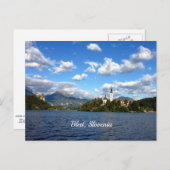 Bled, Slovenië—landschapsfoto Briefkaart (Voorkant / Achterkant)