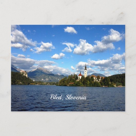 Bled, Slovenië—landschapsfoto Briefkaart (Voorkant)