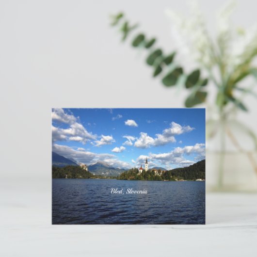 Bled, Slovenië—landschapsfoto Briefkaart (Staand voorkant)