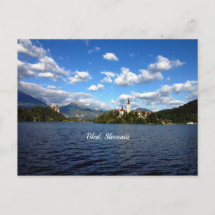 Bled, Slovenië—landschapsfoto Briefkaart