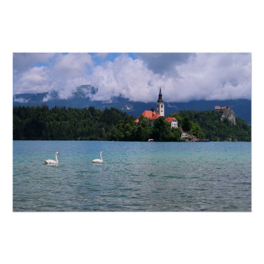 Bled Slovenië Perfect Poster (Voorkant)