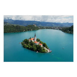 Bled Slovenië Perfect Poster