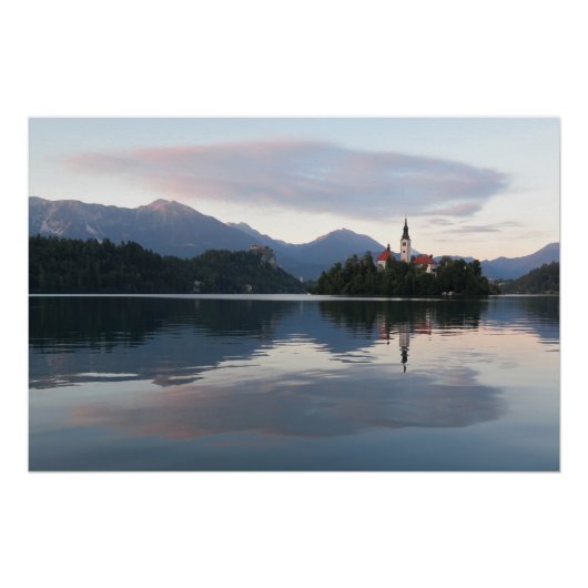 Bled Slovenië Perfect Poster (Voorkant)