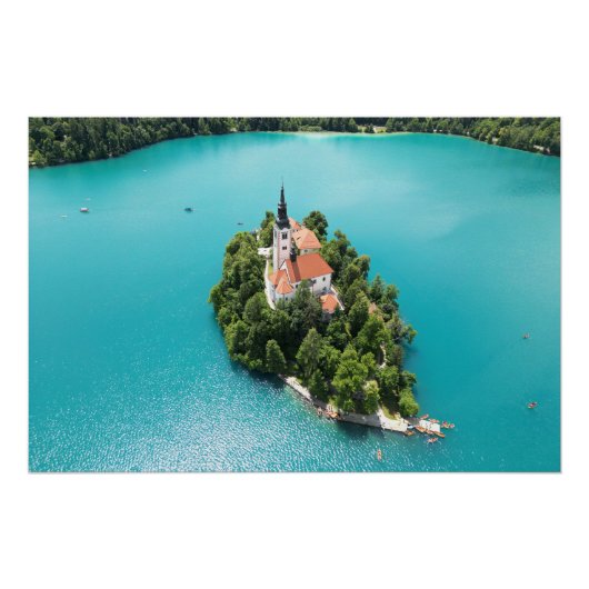 Bled Slovenië Perfect Poster (Voorkant)