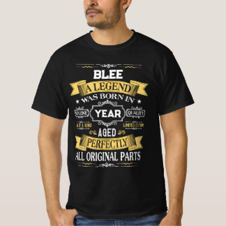BLEE Een Legende Werd Geboren In Jaar T-shirt