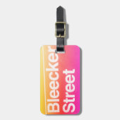 Bleecker Street, Greenwich Village, Manhattan NYC Bagagelabel (Voorkant verticaal)