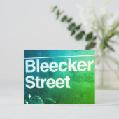 Bleecker Street, Greenwich Village, Manhattan NYC Briefkaart (Staand voorkant)