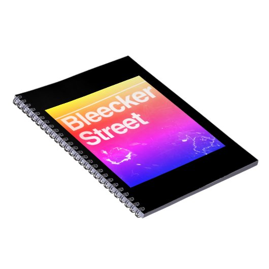 Bleecker Street, Greenwich Village, Manhattan NYC Notitieboek (Rechterzijde)