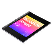 Bleecker Street, Greenwich Village, Manhattan NYC Notitieboek (Linkerzijde)