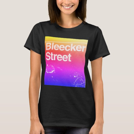 Bleecker Street, Greenwich Village, Manhattan NYC T-shirt (Voorkant)