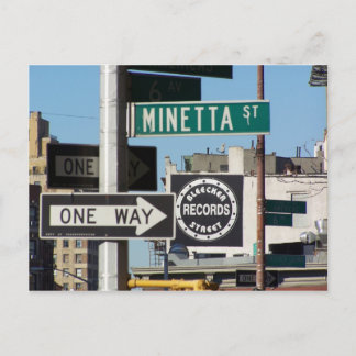 Bleecker Street Records Briefkaart