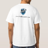 Bleed Black en Blue T-shirt (Achterkant)