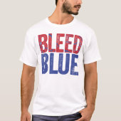 Bleed Blue T-shirt (Voorkant)