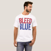 Bleed Blue T-shirt (Voorkant volledig)