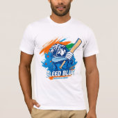 Bleed blue t shirt voor Heren (Voorkant)