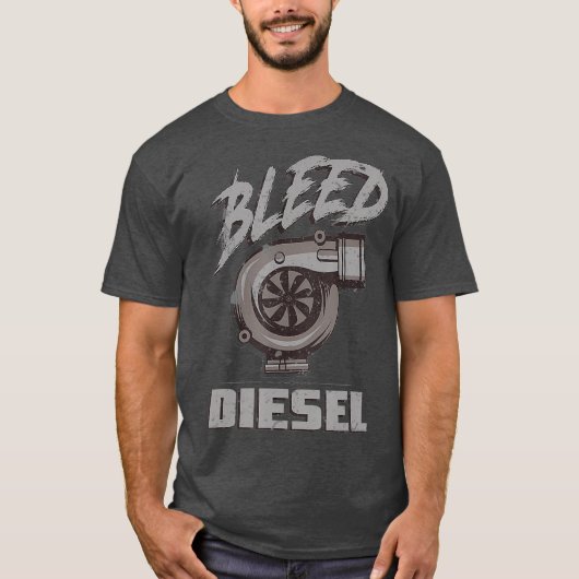 Bleed Diesel Fuel Diesels Trucks Roll Coal Gift T-shirt (Voorkant)