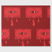Bleeding Audio Cassette Cadeaupapier (Vlak)