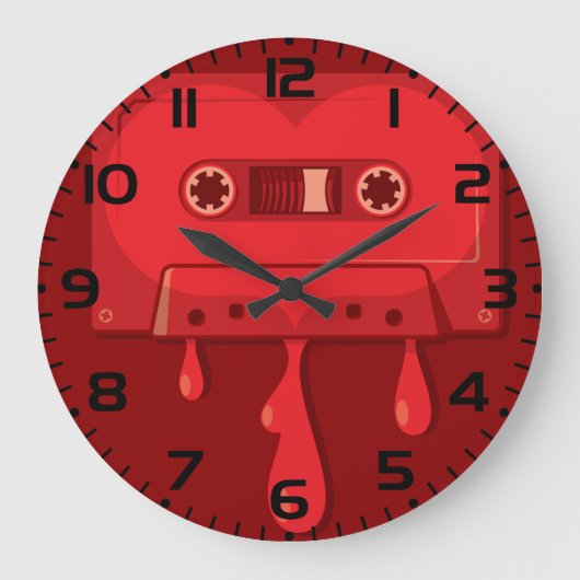 Bleeding Audio Cassette Grote Klok (Voorkant)