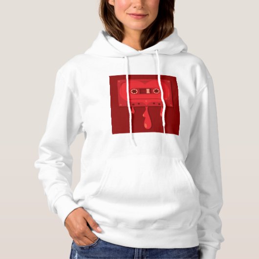 Bleeding Audio Cassette Hoodie (Voorkant)