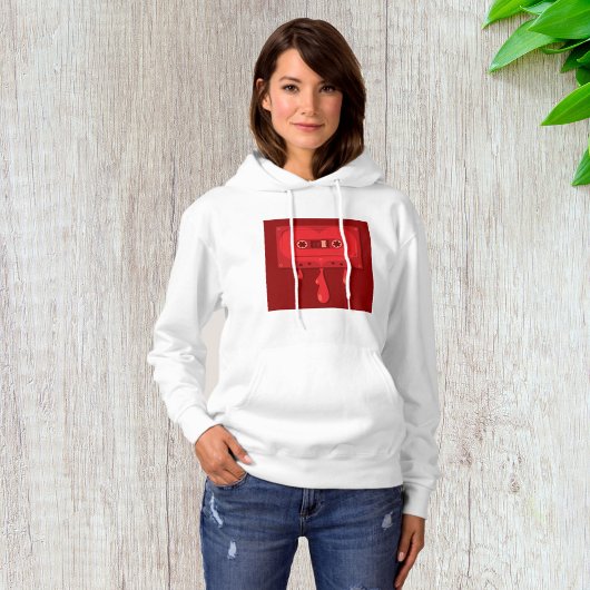 Bleeding Audio Cassette Hoodie