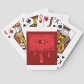Bleeding Audio Cassette Pokerkaarten (Achterkant)
