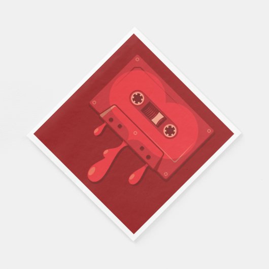 Bleeding Audio Cassette Servet (Hoek)