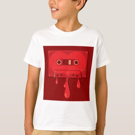 Bleeding Audio Cassette T-shirt (Voorkant)