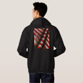 "Bleeding Freedom" Hoodie Afbeelding op de rug (Achterkant volledig)