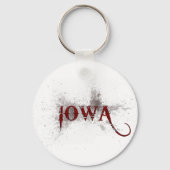 Bleeding Grunge Iowa Sleutelhanger (Voorkant)