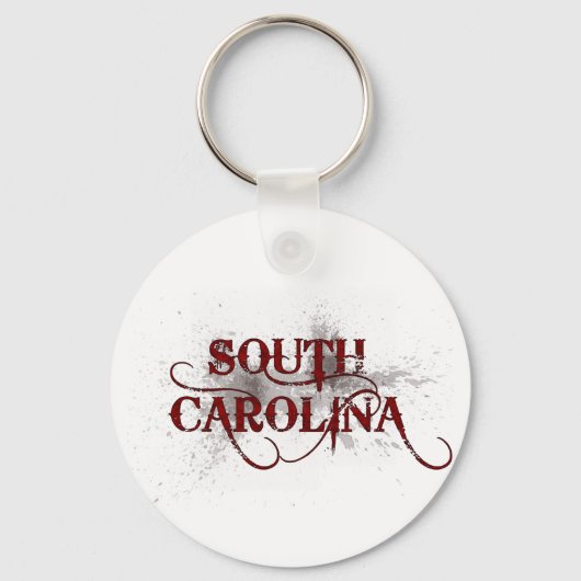 Bleeding Grunge South Carolina Sleutelhanger (Voorkant)