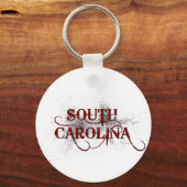Bleeding Grunge South Carolina Sleutelhanger (Voorkant)