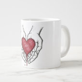 Bleeding Heart Aesthetic Mug Grote Koffiekop (Voorkant rechts)