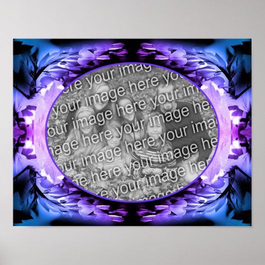 Bleeding Heart Flowers Lijst Voeg je eigen foto to Poster (Voorkant)