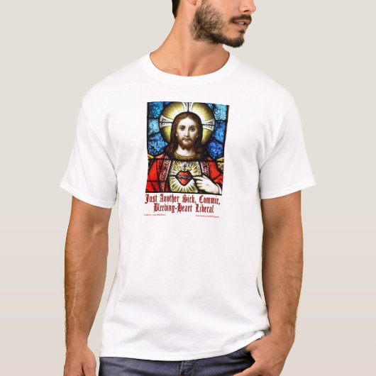 Bleeding Heart Liberal Jesus T-shirt (Voorkant)