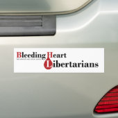 Bleeding Heart Libertarians Bumpersticker (Op auto)